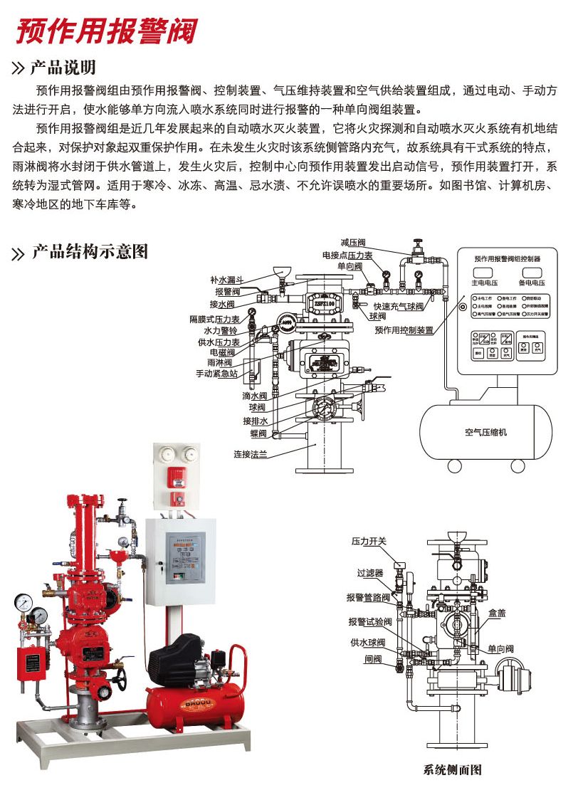 预作用报警阀 图解图片